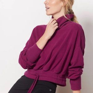 Sweaty Betty Melody Luxe Fleece Pullover Sweatshirt L